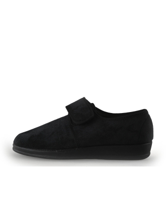 Nelson Pantoffels Zwart 355150
 Maat 45
 