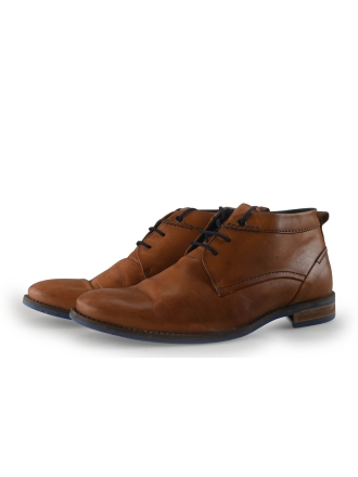 Manfield Veterschoenen Cognac 355159
 Maat 43
 