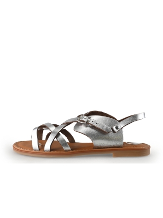Shabbies Amsterdam Sandalen Zilver 355353
 Maat 40
 