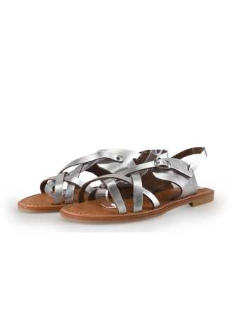 Shabbies Amsterdam Sandalen Zilver 355353
 Maat 40
 