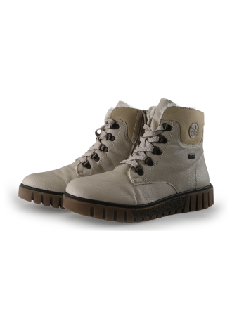Rieker Veterboots Beige 355572
 Maat 39
 
