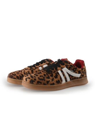 Poelman Sneakers Bruin 355655
 Maat 37
 