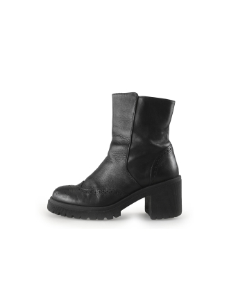 Manfield Enkellaarzen Zwart 355795
 Maat 38
 
