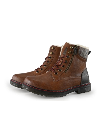 Mustang Veterboots Cognac 356590
 Maat 43
 