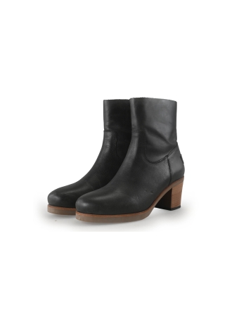 Shabbies Amsterdam Enkellaarzen Zwart 356701
 Maat 37
 