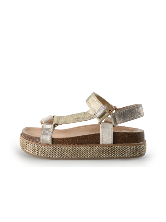 Poelman Sandalen Beige 356766
 Maat 38
 