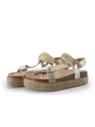 Poelman Sandalen Beige 356766
 Maat 38
 