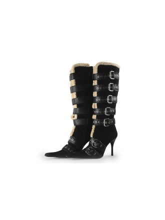 Jeffrey Campbell Laarzen Zwart 356853
 Maat 37
 
