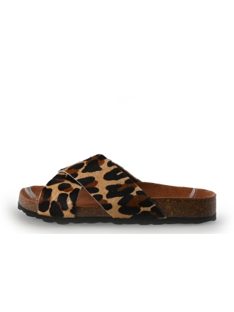 Manfield Slippers Beige 357109
 Maat 38
 