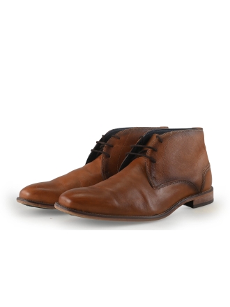 Manfield Veterschoenen Cognac 357327
 Maat 43
 