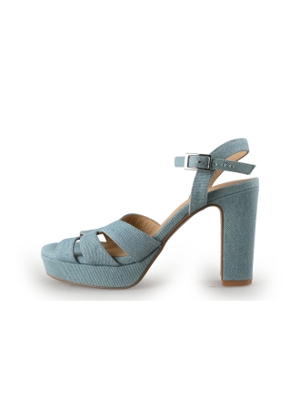 Manfield Sandalen Blauw 357329
 Maat 38
 