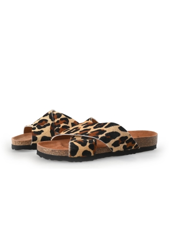 Manfield Slippers Beige 357382
 Maat 39
 