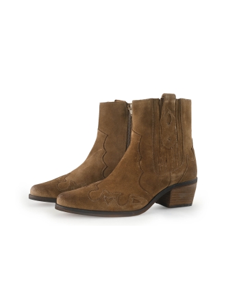 Manfield Cowboy laarzen Cognac 357387
 Maat 38
 