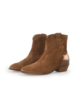 Manfield Cowboy laarzen Cognac 357391
 Maat 37
 