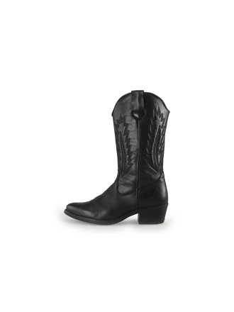 Manfield Cowboy laarzen Zwart 357611
 Maat 40
 