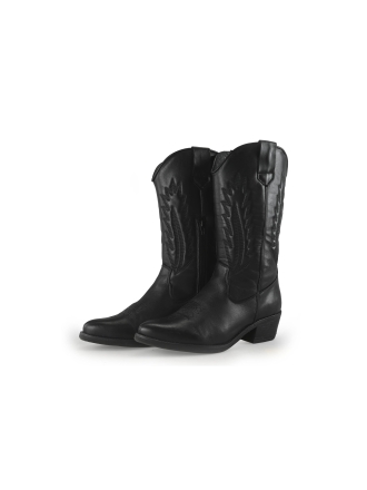 Manfield Cowboy laarzen Zwart 357611
 Maat 40
 