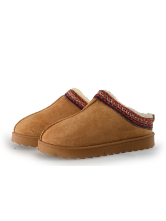 Nelson Pantoffels Cognac 357639
 Maat 38
 