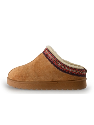 Nelson Pantoffels Cognac 357675
 Maat 38
 