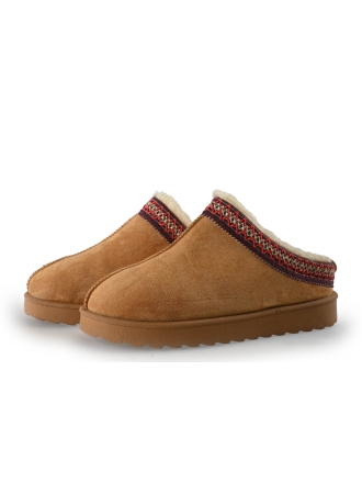 Nelson Pantoffels Cognac 357675
 Maat 38
 