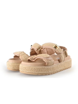 Steve Madden Sandalen Beige 357905
 Maat 39
 