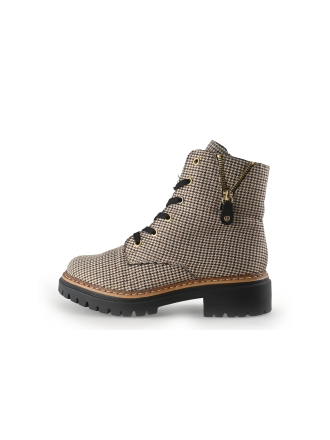 Rieker Veterboots Beige 357961
 Maat 37
 