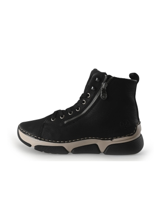 Rieker Veterboots Zwart 358010
 Maat 39
 