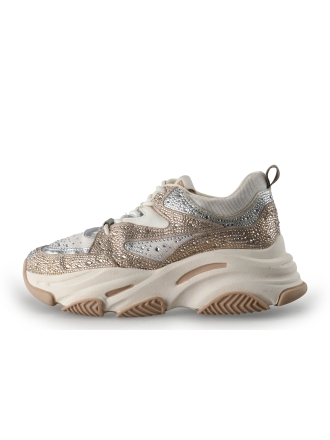 Steve Madden Sneakers Zilver 358330
 Maat 38
 