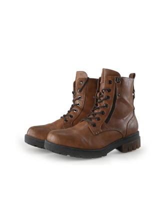 Mustang Veterschoenen Cognac 358682
 Maat 38
 