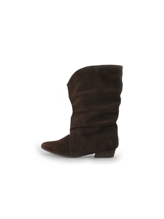 Shoecolate Enkellaarzen Bruin 358821
 Maat 39
 