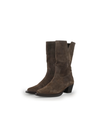 Shabbies Amsterdam Enkellaarzen Bruin 358987
 Maat 38
 