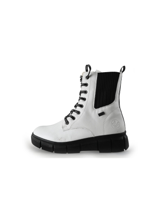 Rieker Veterboots Wit 359011
 Maat 36
 