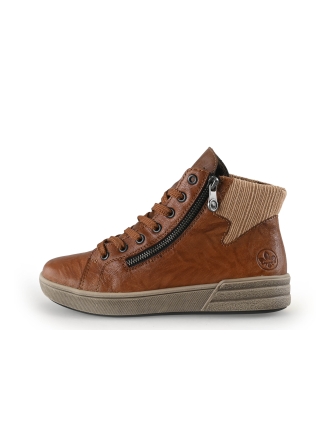 Rieker Veterboots Cognac 359197
 Maat 38
 