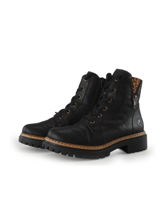 Rieker Veterboots Zwart 359292
 Maat 38
 