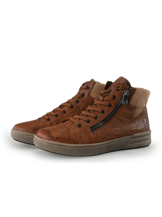 Remonte Hoge sneakers Cognac 359528
 Maat 40
 