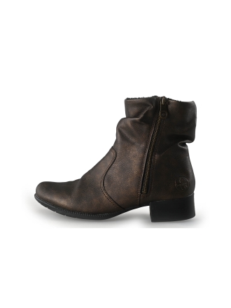 Rieker Enkellaarzen Brons 359855
 Maat 40
 