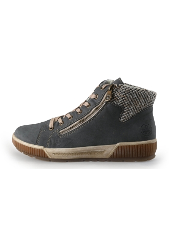 Rieker Veterboots Blauw 359900
 Maat 40
 