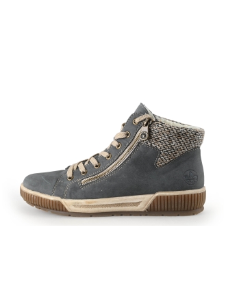 Rieker Veterboots Blauw 360485
 Maat 40
 