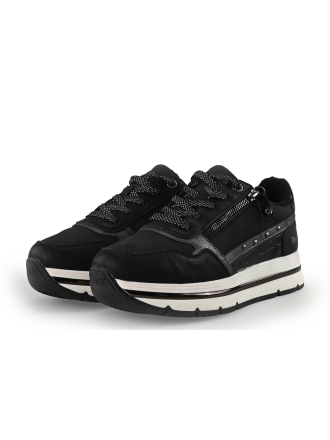 Mustang Sneakers Zwart 360976
 Maat 38
 