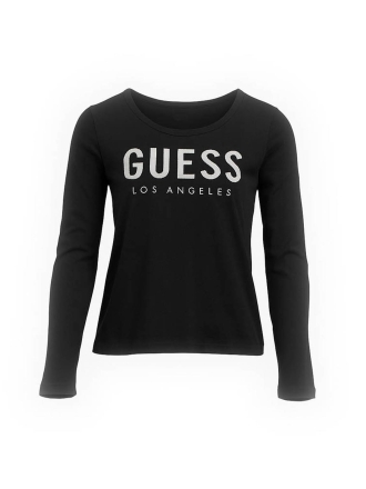 Guess T-shirt Zwart 600408