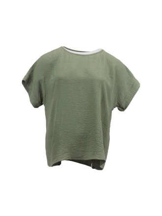 Vila T-shirt Groen 601593