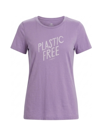 Icebreaker T-shirt Paars 604155