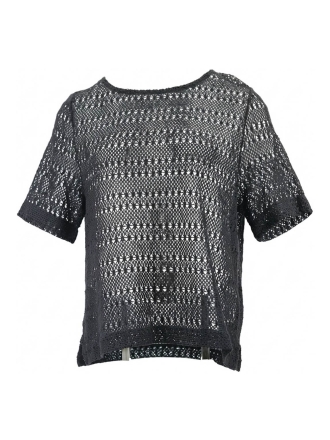 Taifun T-shirt Zwart 604262