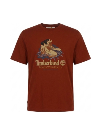 Timberland T-shirt Rood 605450
 Maat XL
 