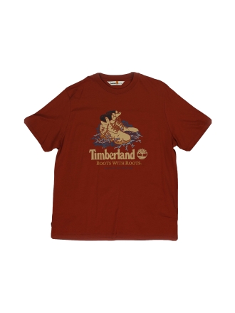 Timberland T-shirt Rood 605450
 Maat XL
 