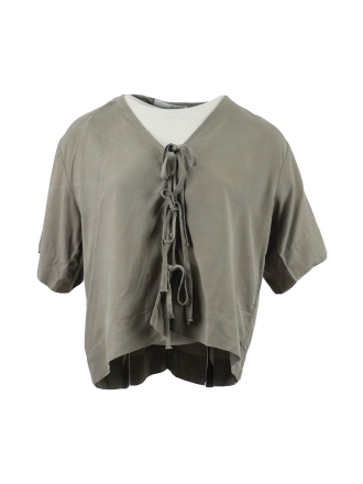 Selected Women Blouse Groen 605518
 Maat 38
 