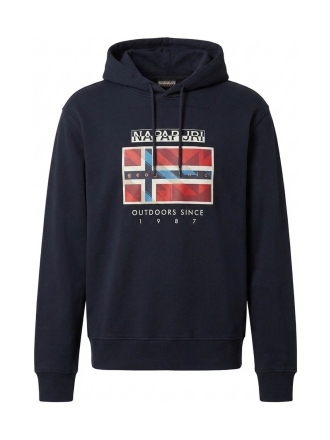 Napapijri Hoodie Zwart 605616
 Maat 3XL
 