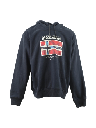 Napapijri Hoodie Zwart 605616
 Maat 3XL
 
