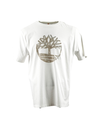 Timberland T-shirt Wit 606152
 Maat L
 