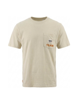 Timberland T-shirt Wit 606300
 Maat L
 