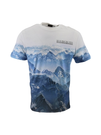 Napapijri T-shirt Blauw 606314
 Maat M
 